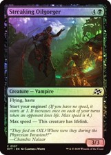 Streaking Oilgorger 107 Foil NM MTG Aetherdrift Magic
