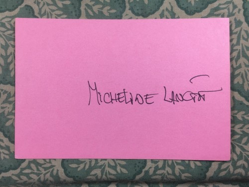 Micheline Lanctôt - Sonatine - Pour l'amour de Dieu - Autographed 1980 - Picture 1 of 2