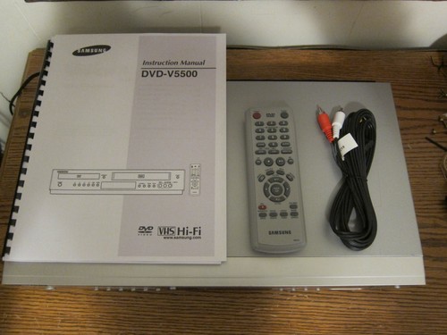 Grabadora VHS de alta fidelidad combo Samsung DVD-V5500 DVD/VCR con control remoto - Imagen 2 de 9