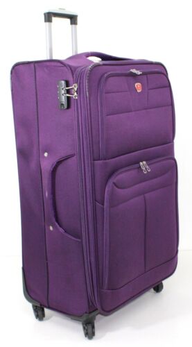 4 Wheel Expandable Large Medium Suitcase Lightweight Cabin Case Luggage Travel - Picture 6 of 43