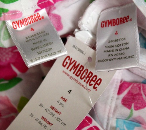 2008 Gymboree Tennis Match Outfit sz 4 Girl Tank Top Pants Flower Colorful Pleat - Picture 6 of 6