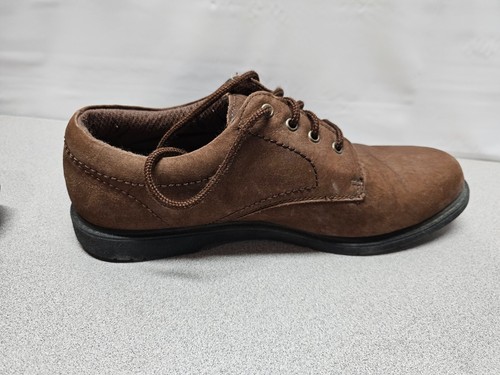Oak Harbor Daryl2 Herren Größe 11 Schuhe Wildleder Leder Braun Schnürschuhe Oxford-Schuhe Freizeit - Bild 5 von 10