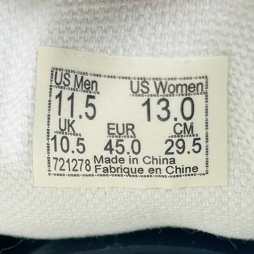 Vans Estilo 36 Mula Cuero Blanco Gris Nuevo Para hombres 11.5 Para mujeres 13 Cordones Sin Cordones - Imagen 12 de 12