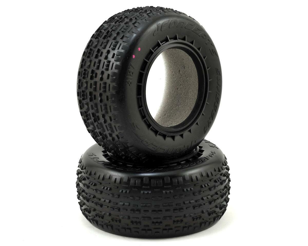JConcepts Swaggers Carpet Short Course Front Tires (2) (Pink) [JCO3187-010]