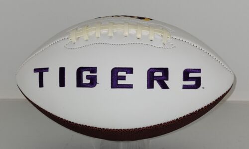Autógrafo Panel Blanco Tamaño Completo LSU TIGRES ESTADO LOUISIANA - Imagen 2 de 2