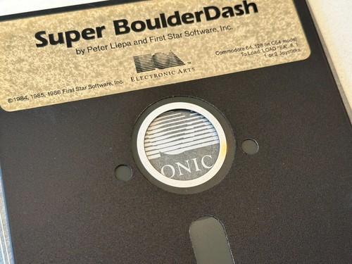 Super Boulderdash for Commodore 64 Floppy Disk Only Vintage Computer Game
