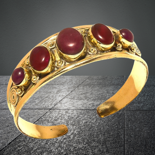 Ruby Brass Bracelets Jewelry - Bild 12 von 13