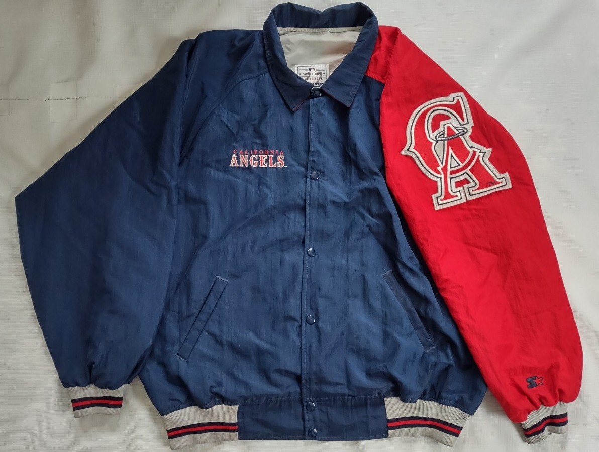 '80s スターター MLB チームジャケット LAD USA VINTAGE RARE MADE IN USA 80's STARTER CALIFORNIA ANGELS