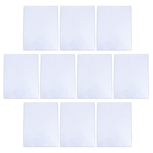 12 Pcs Plastic Sleeves for Cards Photo Pockets Clear Picture Protectors - Picture 7 of 12