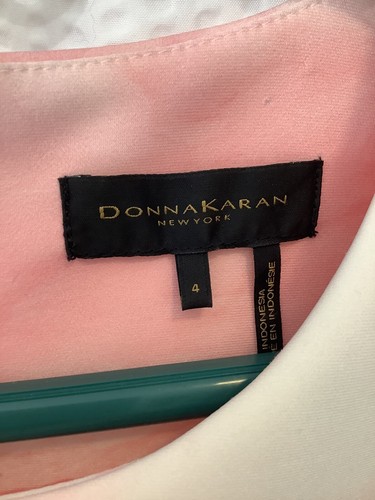 Abito aderente color acqua Donna Karan taglia 4, elasticizzato. Nuovo senza etichette. - Foto 4 di 7