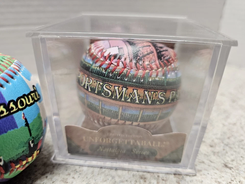 St Louis Cardinals MLB Busch Stadium Sportsman's Park Unforgetaball Baseball Set - Image 3 of 4