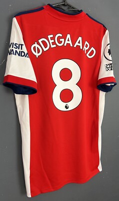 MENS FC ARSENAL 2021/2022 MARTIN ODEGAARD #8 SOCCER FOOTBALL SHIRT