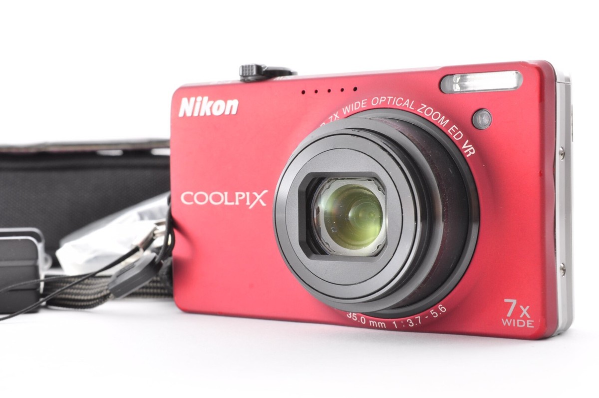 Nikon Coolpix S6000 Red Excellent+5 14.2MP Compact Digital Nikon Coolpix S6000 Red Excellent+5 14.2MP Compact Digital