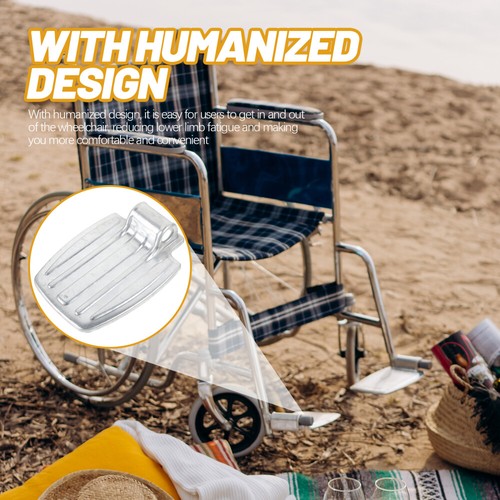 Wheelchair Pedal Universal Footrest for Drive Parts Leg Wheelchairs - 第 7/12 張圖片
