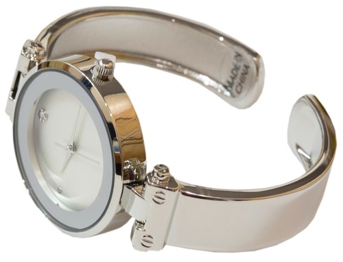 Blekon Collections Japanese Quartz Ladies Casual Elegant Shiny Cuff Bangle Watch - Picture 6 of 21