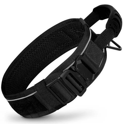 Collar táctico militar de 6,5 cm de ancho ajustable acolchado con asa - Imagen 4 de 20