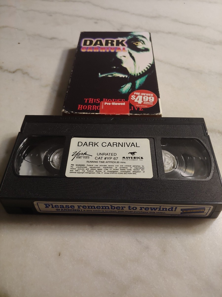 (vhs)the carnival of dark split (vhs)the carnival of dark split