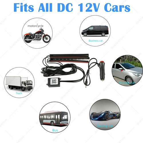 RGB LED Glow Interior Car Lamp Kit Under Dash Foot Well Seats Inside 12SMD Light - Bild 10 von 12