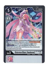 Digimon Card - (NM) Sistermon Blanc Awakened BT7-082 - Bandai Rare Foil
