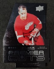2008-09 Black Diamond Premier Die-Cut Gordie Howe PDC-57, Mr. Hockey Red Wings