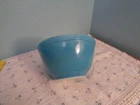 VINTAGE PYREX BLUE SMALL BOWL 5 1/2" WIDE 3 1/4" TALL