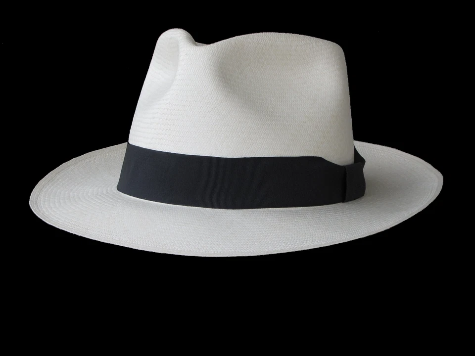 Подлинный Панама шляпа - Montecristi "Diamante" fino fino, мужчин женщин соломенная федора - Изображение 2 из 4