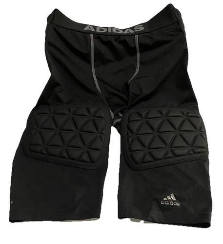 Adidas Boys Activewear Shorts XL Black Techfit 5 Pad Integrated Football Girdle - Picture 12 of 12
