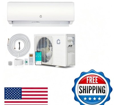  Garvee 18000 BTU Mini Split AC/Heating System, 21 SEER2 208/230V WIFI Enabled