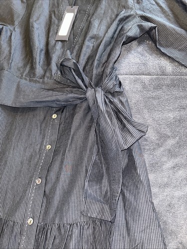 $448 Kobi Halperin Women's Black Multi Cotton Becca Dress Size S w/ Tag - Picture 7 of 11