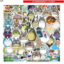 Vibrant 50pcs Totoro Cartoon Vinyl Stickers - Perfect for Personalizing Gear