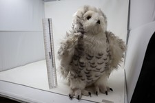 DISCONTINUED Douglas Shimmer Snowy Owl Plush 14" Rotating Head 3835 CUT TAGS