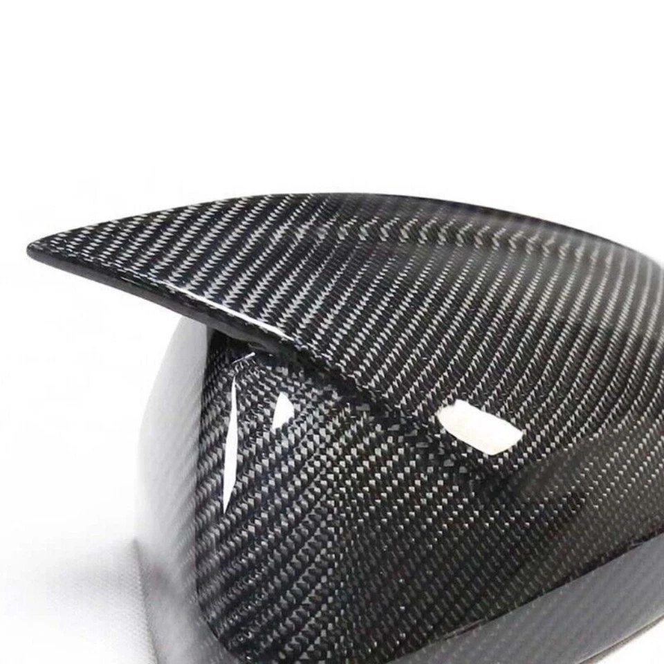 Tapa de cubierta de espejo retrovisor lateral de coche de fibra de carbono para AUDI A4 B9 S4 RS4 A5 S5 RS5 2016-2023 Foto 4 de 4