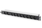 4016032483533 Listwa zasilająca Digitus z profilem aluminiowym, 10-krotna, 2 m Zuleitu