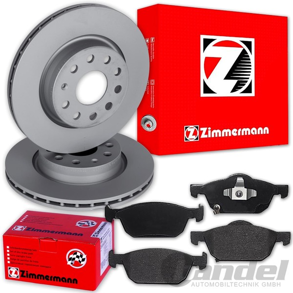 Zimmermann Bremsscheiben 280Mm + BelÄGe Vorne Passend FüR Honda Civic 10 X FC FK-image