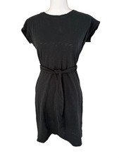 J.Crew Dress Womens XS Tie Waist Short Sleeve TShirt Lightweight Cotton BI142