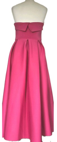 Damen 10-12 Quiz Magenta Bandeau Skaterkleid 2 Taschen  - Bild 2 von 6