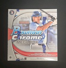 2025 Bowman Chrome Baseball MLB Factory New Sealed Mega Box