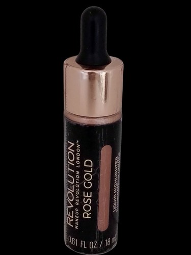 Makeup Revolution LIQUID HIGHLIGHTER Illuminator Blush Face ROSE GOLD Sealed - Picture 16 of 24