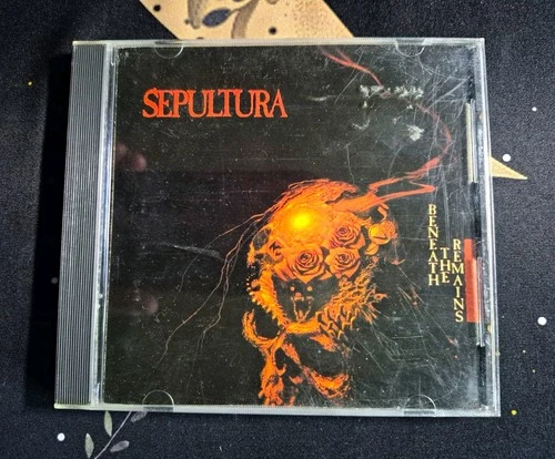 Sepultura Beneath the Remains CD Roadrunner RCD 9511 Disctronics USA Thrash - product listing photo