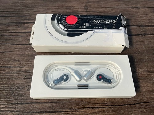 Gebrauchte Nothing Ear Open-Ear Kopfhörer, Ohrhörer mit Ohrbügel weiß kaum benutzt