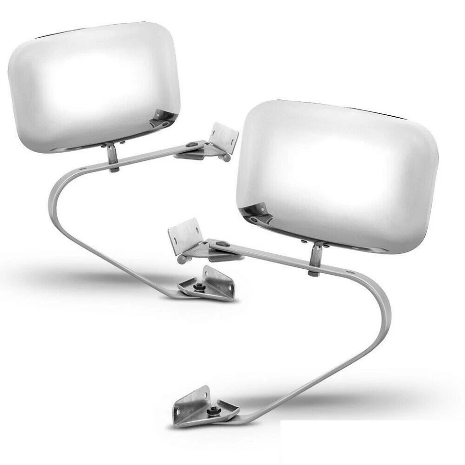 Espelho de porta lateral motorista e passageiro para Ford Bronco 1987-1991 | Par | Manual - Imagem 2 de 4