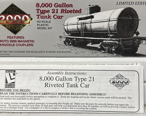 Proto 2000 Series 8000 Gallon Type 21 Riveted Tank Car HO Scale  Hercules #718 - Picture 1 of 4