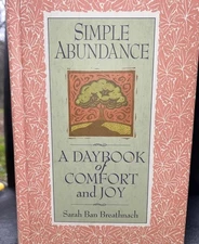 SIMPLE ABUNDANCE A Daybook of Comfort & Joy HB by S B Breathnach GENTLY USED
