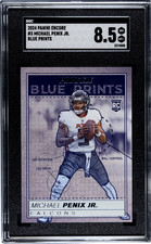 2024 Panini Encore - Blue Prints Michael Penix Jr. #3 (RC) SGC 8.5 NM MT+