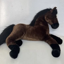 Realistic Douglas Brown Bay Horse ZOE Stuffed Animal Cuddle Plush Toy 27” Pony
