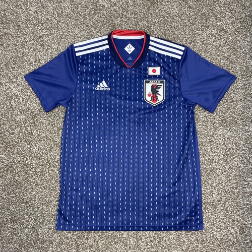 Adidas Japanische Fußballnationalmannschaft Jugend Trikot 2018 Blau Climalite Kinder Jungen