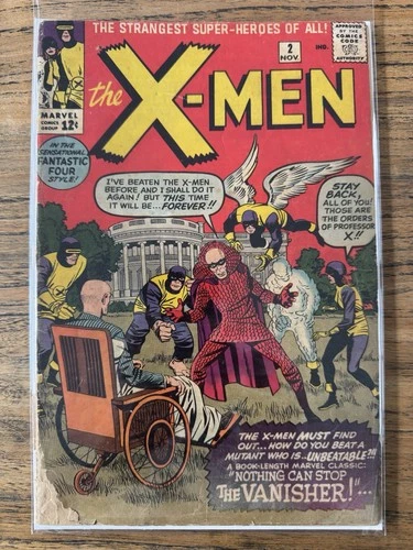 X-Men 2 Marvel Comic 1963 2nd App of The X-Men 1st App of Vanisher Low Grade ?
