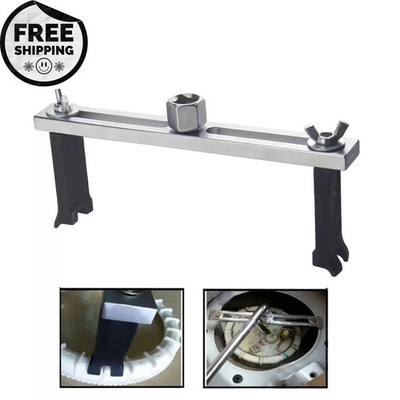 #ad Universal Adjustable Fuel Pump Tank Lid Cover Remover Wrench Spanner Tool Car $14.99