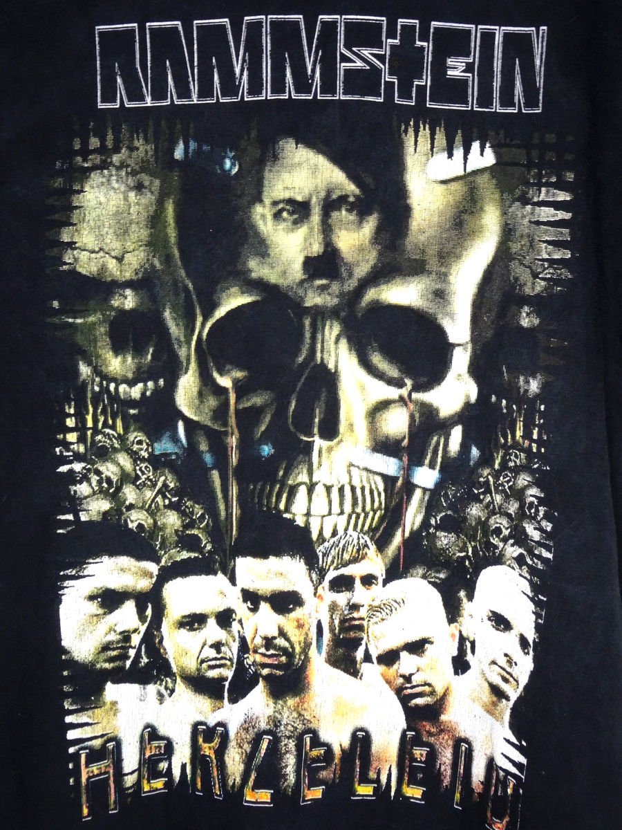 Vintage Rammstein T Shirt XL Mens Concert Tour Mexican Bootleg