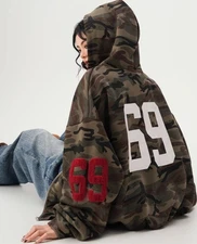 Denim Tear Wreath Kapok Full Print Foam Sweatshirt Hoodie